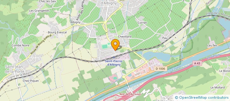 localisation de l'entreprise SCI BOLINGO  SAINT-PIERRE-D ALBIGNY