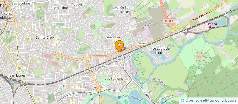 localisation de l'entreprise SCI BOLLEE 95  LE MANS