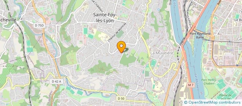 localisation de l'entreprise SCI BOLLENE  SAINTE-FOY-LES-LYON