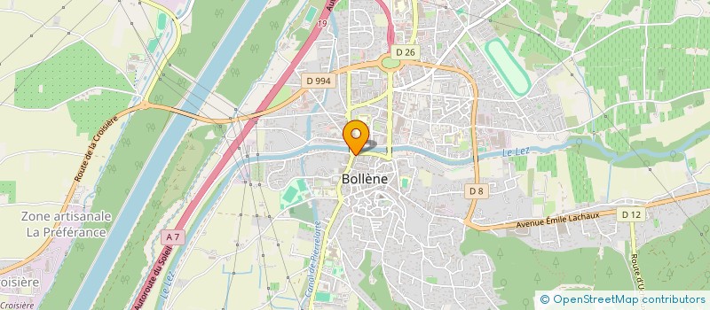 localisation de l'entreprise SCI BOLLENE  BOLLENE