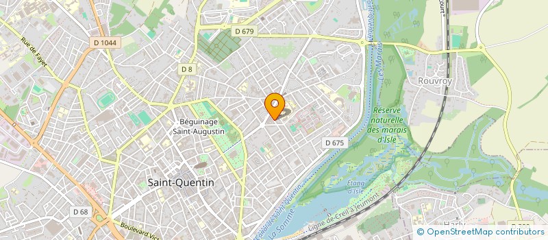 localisation de l'entreprise SCI BOLLINNE CAVERNE à SAINT-QUENTIN