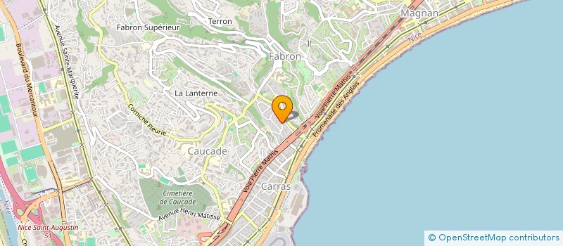 localisation de l'entreprise SCI BOLLWERK 55 à NICE