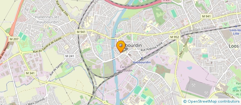 localisation de l'entreprise SCI BOLO  HAUBOURDIN