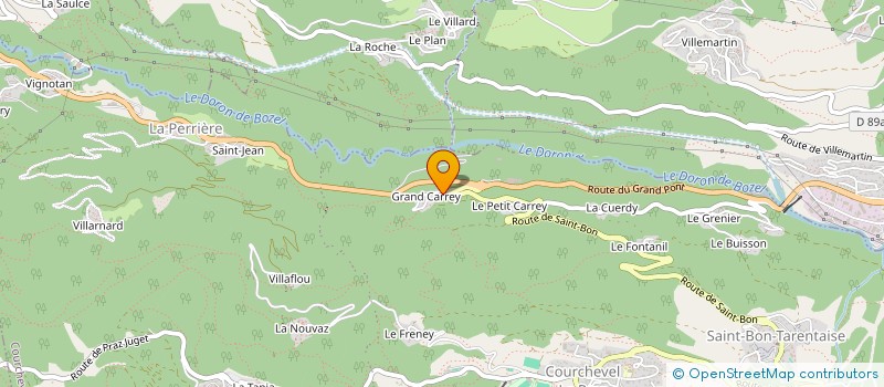 localisation de l'entreprise SCI BOLOGNA à COURCHEVEL