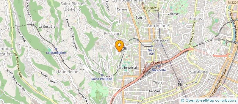 localisation de l'entreprise SCI BOLOGNE 10 à NICE