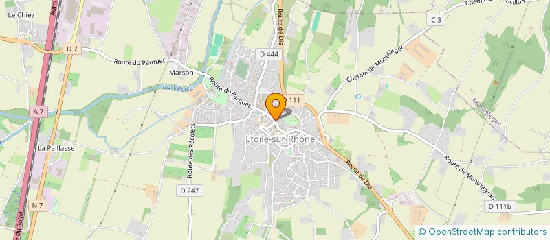 localisation de l'entreprise SCI BOLZE  MONTOISON