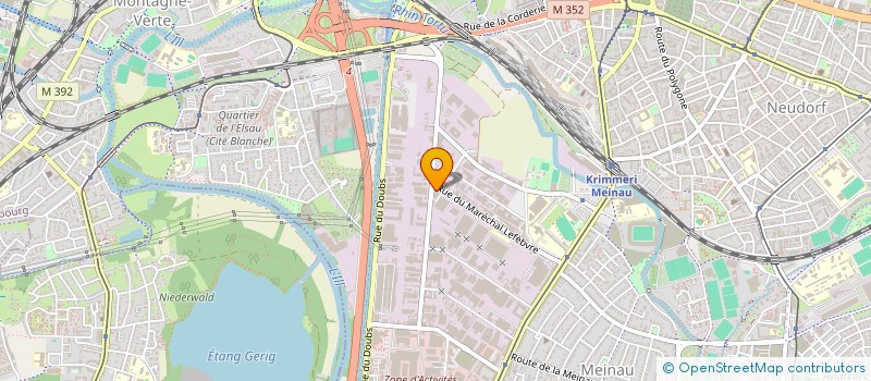 localisation de l'entreprise SCI BOM  STRASBOURG