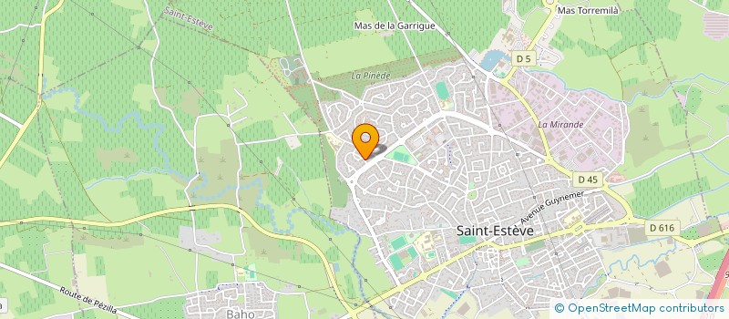 localisation de l'entreprise SCI BOMA  SAINT-ESTEVE