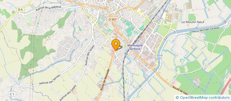 localisation de l'entreprise SCI BOMAR à MANOSQUE