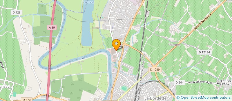 localisation de l'entreprise SCI BOMARGIL  LIBOURNE