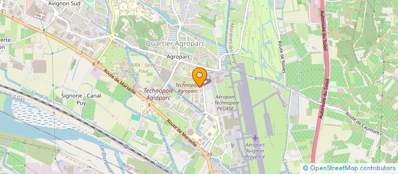 localisation de l'entreprise SCI BOMAZE  AVIGNON