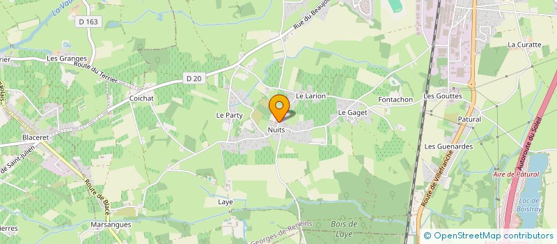 localisation de l'entreprise SCI BOMBAY  SAINT-GEORGES-DE-RENEINS