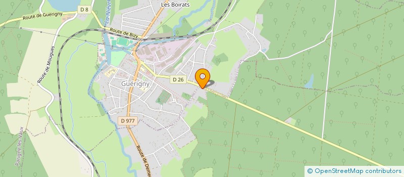localisation de l'entreprise SCI BOME à GUERIGNY