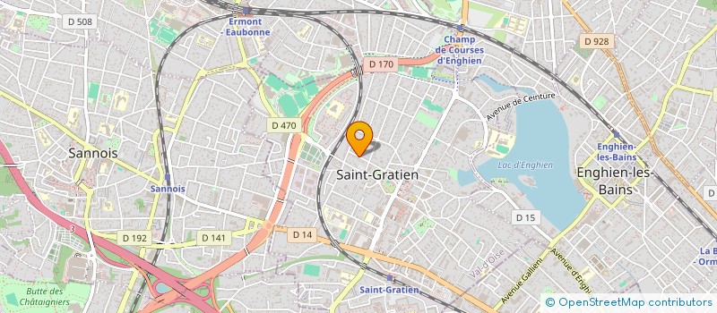 localisation de l'entreprise SCI BOMI  SAINT-GRATIEN