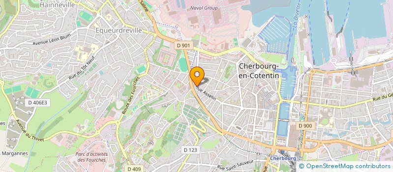 localisation de l'entreprise SCI BOMO à CHERBOURG-EN-COTENTIN