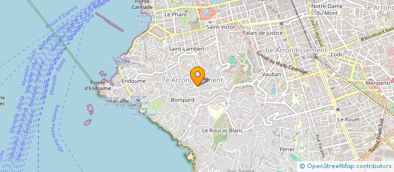 localisation de l'entreprise SCI BOMPARD à MARSEILLE