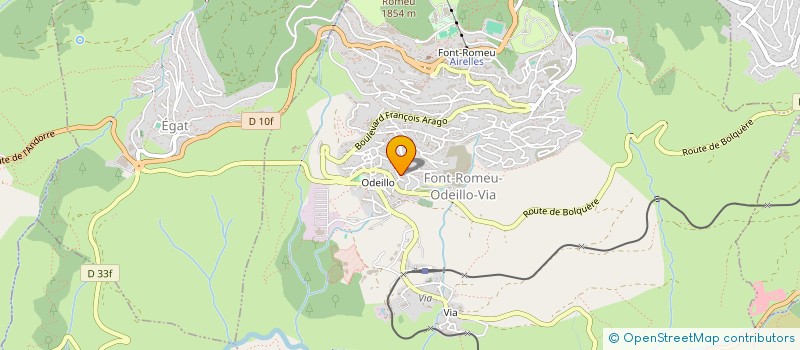 localisation de l'entreprise SCI BOMPAS  FONT-ROMEU-ODEILLO-VIA