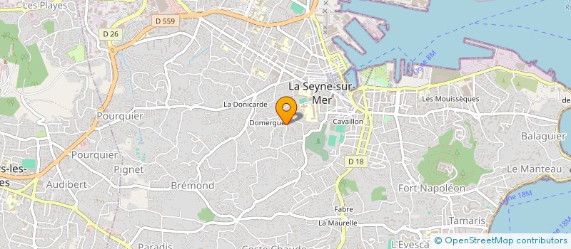 localisation de l'entreprise SCI BON ACCUEIL à LA SEYNE-SUR-MER