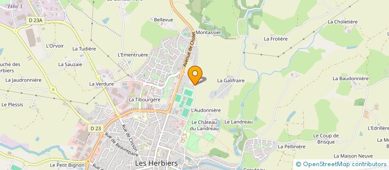 localisation de l'entreprise SCI BON ACCUEIL à LES HERBIERS
