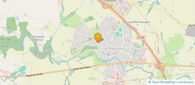 localisation de l'entreprise SCI BON AIR  LA SEGUINIERE