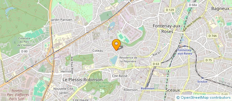 localisation de l'entreprise SCI BON AIR à LE PLESSIS-ROBINSON