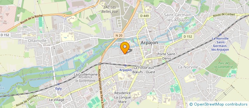localisation de l'entreprise SCI BON'APPART  ARPAJON