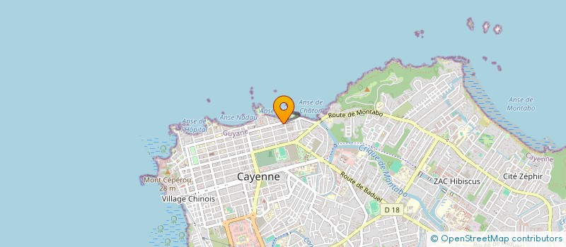 localisation de l'entreprise SCI BON-HEUR  CAYENNE