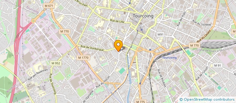 localisation de l'entreprise SCI BON PAIN  TOURCOING