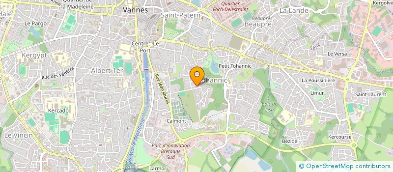 localisation de l'entreprise SCI BON PAIN à VANNES