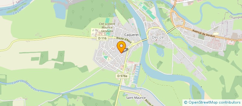 localisation de l'entreprise SCI BON.PI à DECIZE