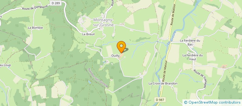 localisation de l'entreprise SCI BON PIED  NAVOUR-SUR-GROSNE