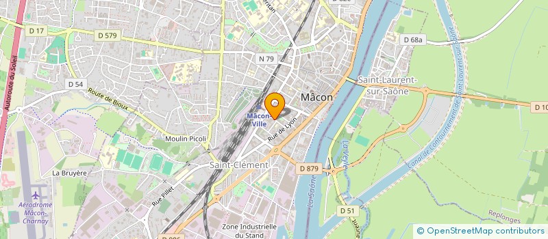 localisation de l'entreprise SCI BON RENCONTRE  MACON