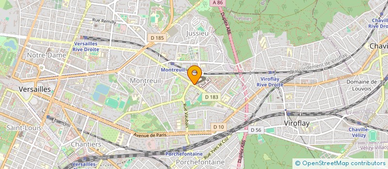 localisation de l'entreprise SCI BON VENT HISSEO à VERSAILLES