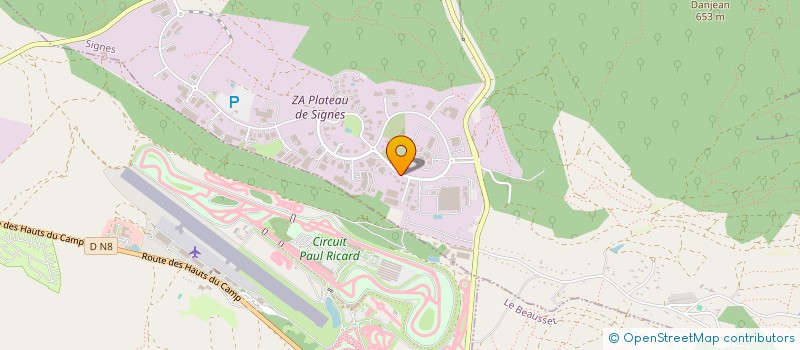 localisation de l'entreprise SCI BONA  SIGNES