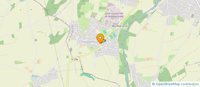 localisation de l'entreprise SCI BONAIR  CHARVIEU-CHAVAGNEUX