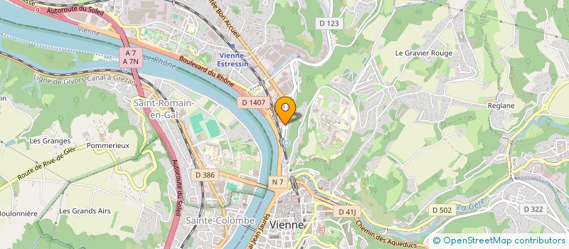 localisation de l'entreprise SCI BONALLOIX 2  VIENNE