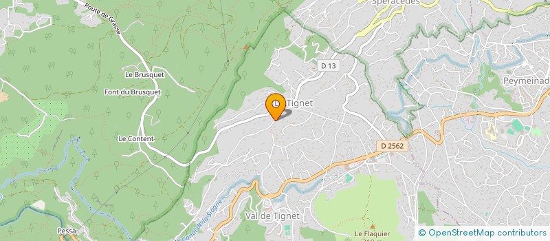 localisation de l'entreprise SCI BONAMANZI à LE TIGNET