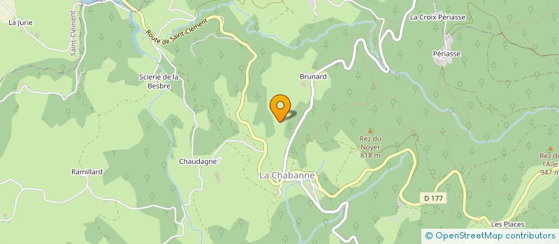 localisation de l'entreprise SCI BONAMOUR  LA CHABANNE