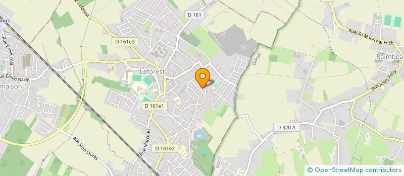 localisation de l'entreprise SCI BONAMY  LEFOREST