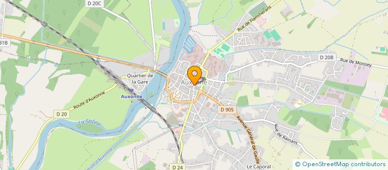 localisation de l'entreprise SCI BONAPARTE  AUXONNE