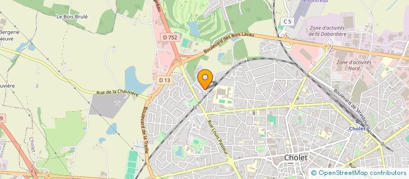 localisation de l'entreprise SCI BONAPARTE à CHOLET