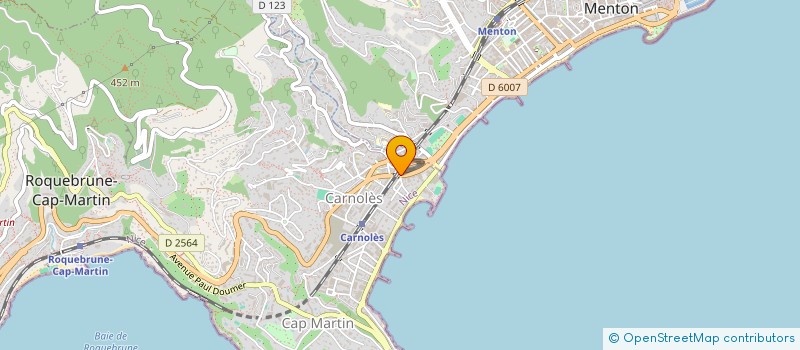 localisation de l'entreprise SCI BONAPARTE à ROQUEBRUNE-CAP-MARTIN