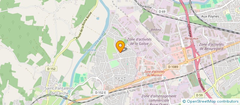 localisation de l'entreprise SCI BONARD  SAINT-PANTALEON-DE-LARCHE