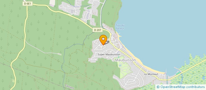 localisation de l'entreprise SCI BONARD  CARCANS