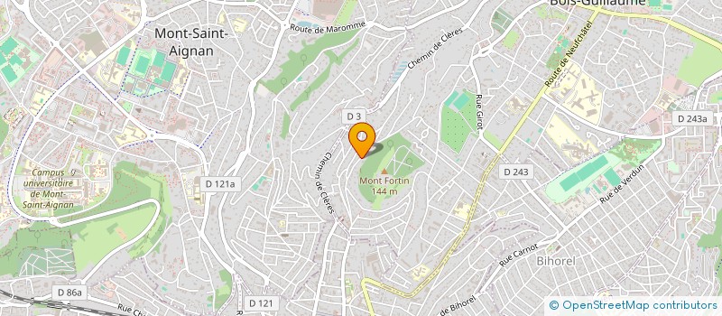 localisation de l'entreprise SCI BONASILVA à BOIS-GUILLAUME