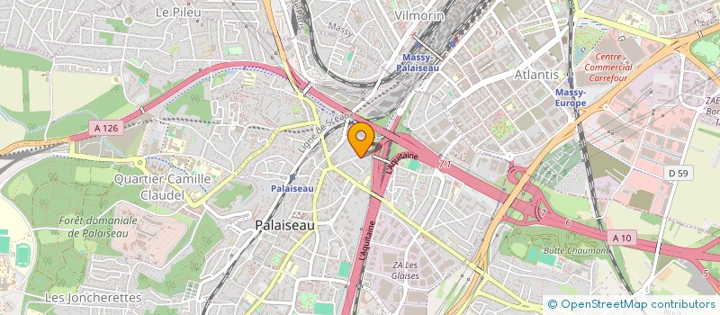 localisation de l'entreprise SCI BONAT  PALAISEAU