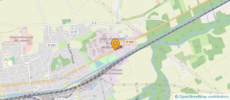 localisation de l'entreprise SCI BONAUBERT  MIGENNES