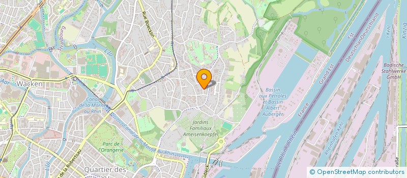 localisation de l'entreprise SCI BONAVENTURE  STRASBOURG