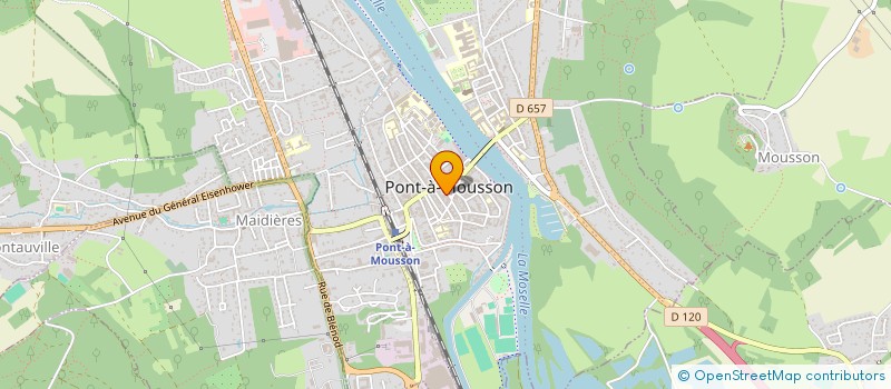 localisation de l'entreprise SCI BONAVENTURE  PONT-A-MOUSSON