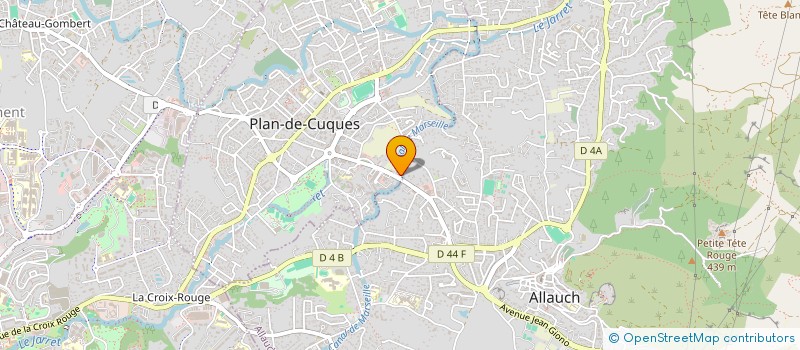 localisation de l'entreprise SCI BONAVENTURE  PLAN-DE-CUQUES